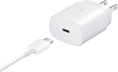 Samsung 25W Super Fast Charger with C to C Cable (Orignal)